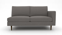 Wallace Untufted Raf Condo Sofa - Peyton Slate