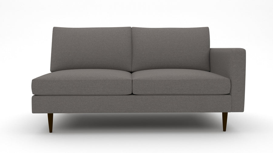 Wallace Untufted Raf Condo Sofa - Peyton Slate