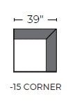 Cedar Park Corner Wedge -