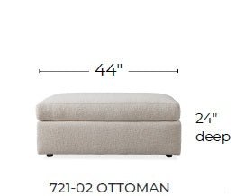 Cedar Park Ottoman - Dream Pool