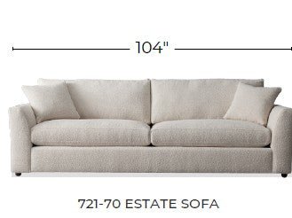 Cedar Park 104" Estate Sofa - Dream Onyx