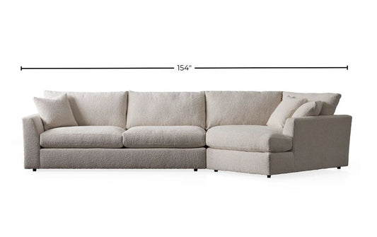 Cedar Park 154" Raf Cuddler Sectional -