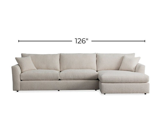 Cedar Park 126" Raf Chaise Sectional -