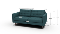 Wallace 74" Apartment Sofa - Sorrento Sunflower