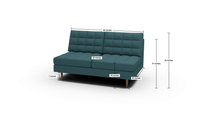 Wallace Armless Loveseat - Sorrento Sunflower