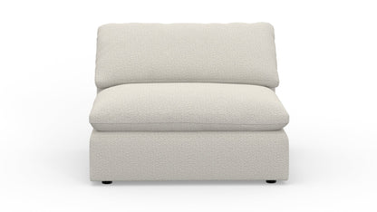 Fluffy Small Armless Chair - Bloke Cotton