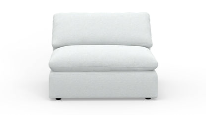 Fluffy Armless Chair - Bloke Snow