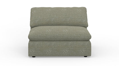 Fluffy Armless Chair - Nepal Olive