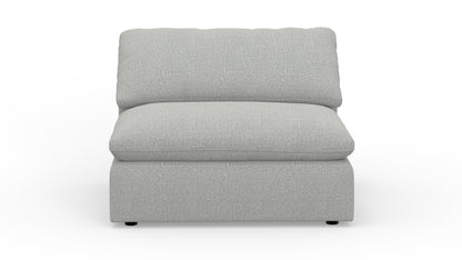 Fluffy Armless Chair - Nepal Pebble