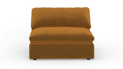 Fluffy Small Armless Chair - Sorrento Almond