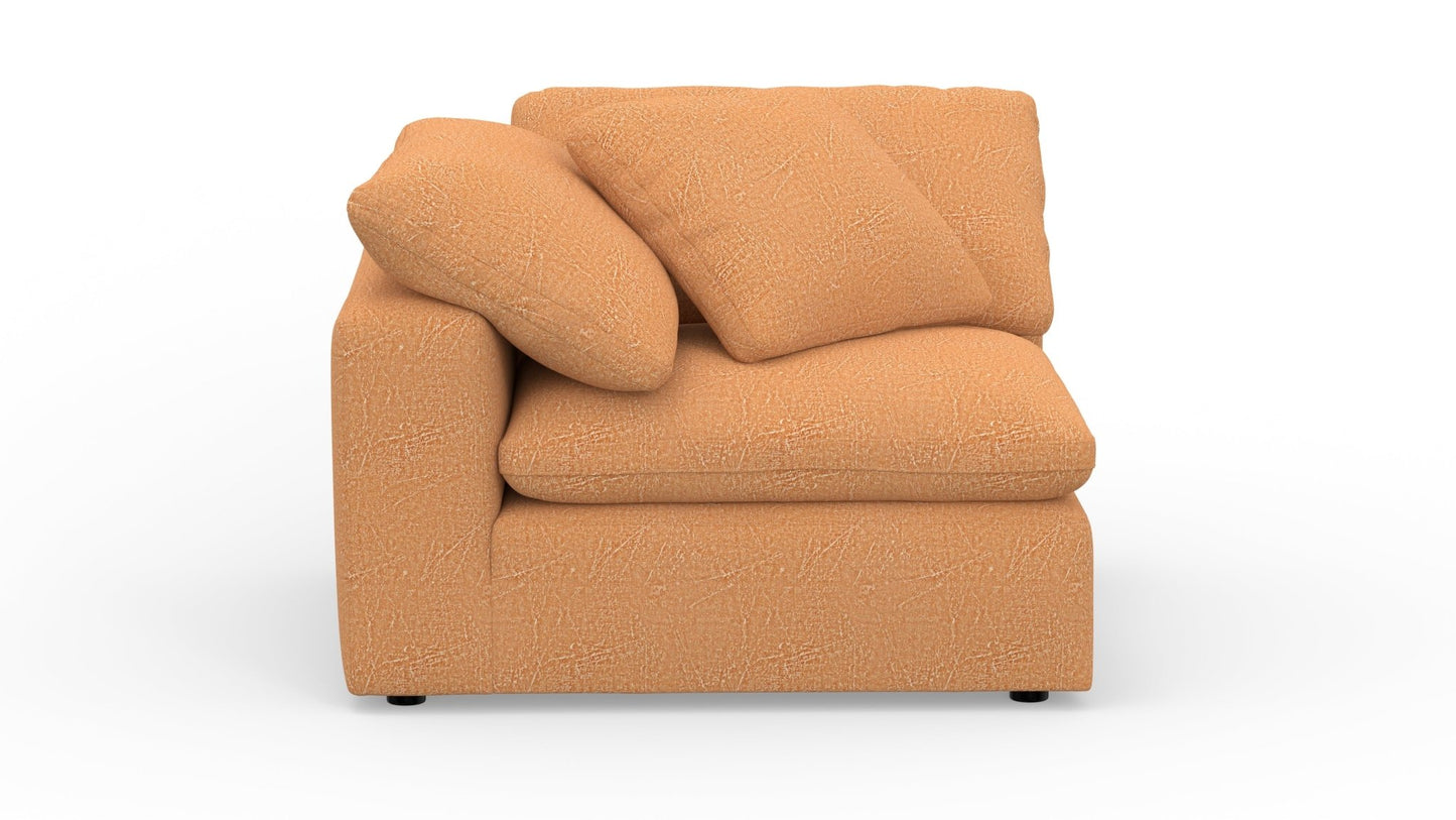 Fluffy Corner Wedge - Nepal Clay