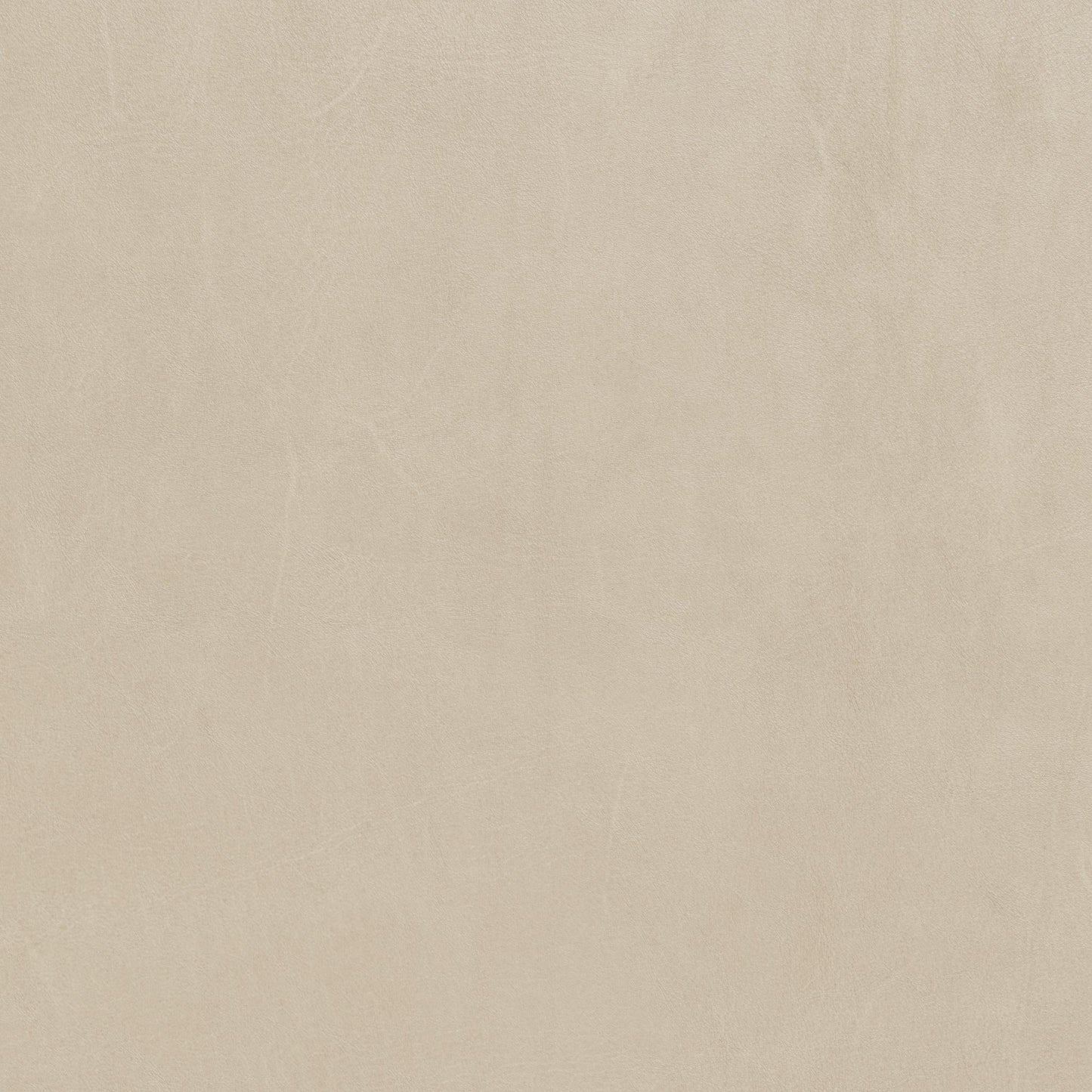 Ari 30" Leather Round Ottoman - Hudson Ivory