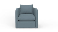 Lily Swivel Chair - Elliot French Blue