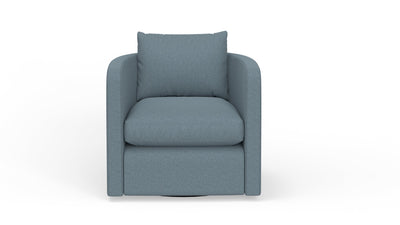 Lily Swivel Chair - Elliot French Blue