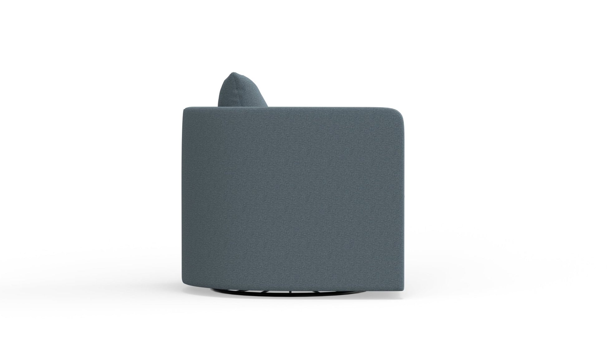 Lily Swivel Chair - Bennett Charcoal