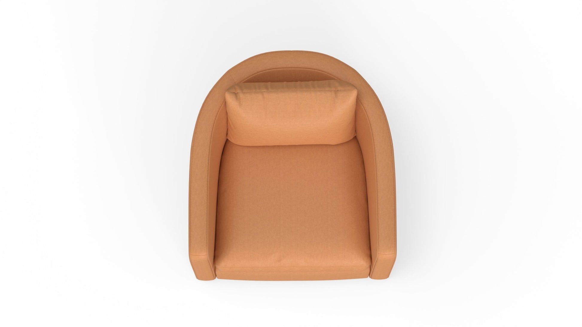 Lily Leather Swivel Chair - Hudson Lager