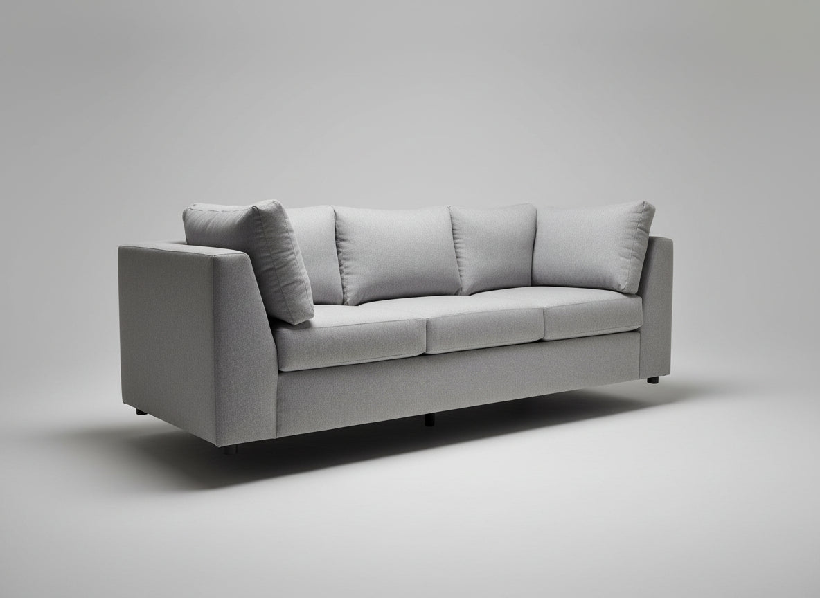 Parmer 104" Sofa Delray Smoke Quick Ship -