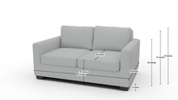 Track 62" Twin Sleeper Loveseat - Curious Silverpine