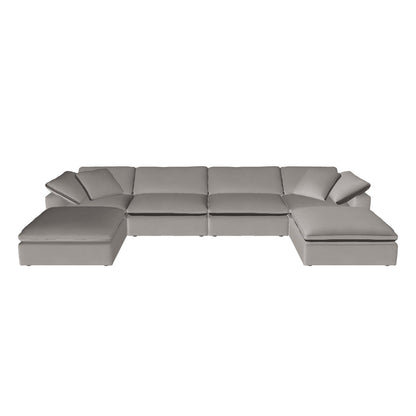 Fluffy 178" 4 Piece Sectional W/Double Otto