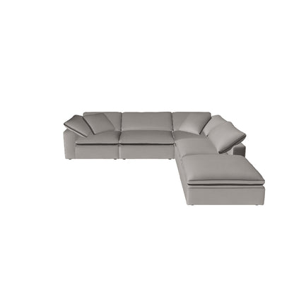 Fluffy 133.5" 4 Piece Sectional w/Otto