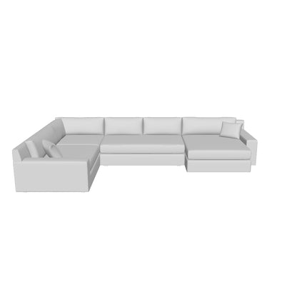 Lago Vista 182" Corner Sectional With Right Chaise