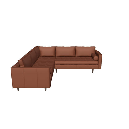 Ladybird 103" Leather Corner Sectional