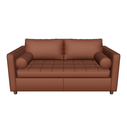 Ladybird 72" Leather Full Sleeper Loveseat