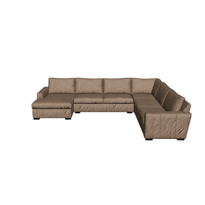 Mesa 156" Leather Corner Sectionals w. Left Chaise