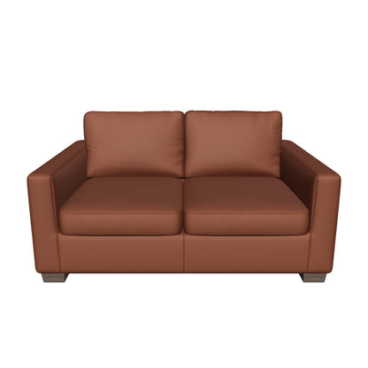 Track 62" Leather Loveseat
