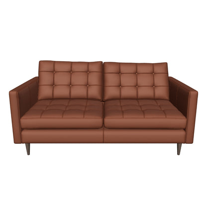 Wallace 69" Leather Loveseat