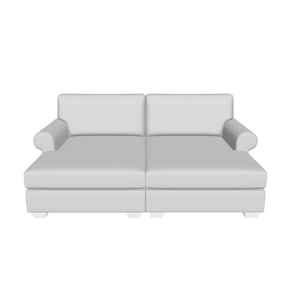 Manor 92" Double Chaise Sectional