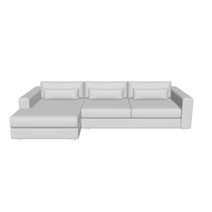 Menchaca 124" Left Chaise Sectional