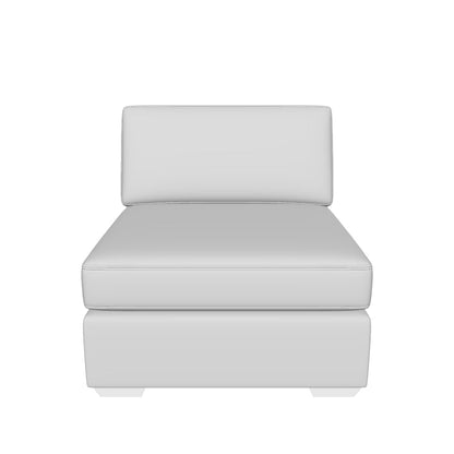 Mesa Leather Armless Chair