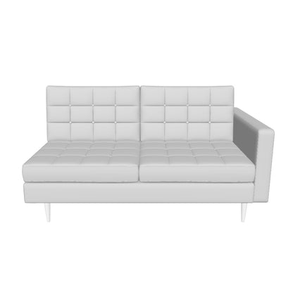 Wallace Leather Raf Condo Sofa