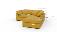 Fluffy DB 89" 2 Piece Sofa w/Otto - Dream Pool