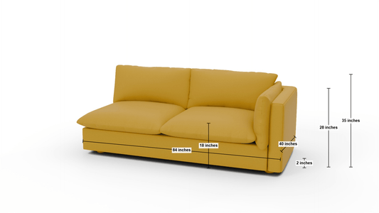 SoCo RAF Sofa - Dream Olive