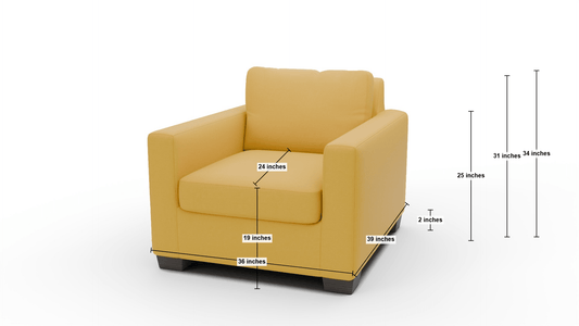Track 36" Arm Chair