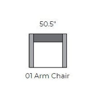 Sunset Valley 51" Arm Chair - Peyton Slate