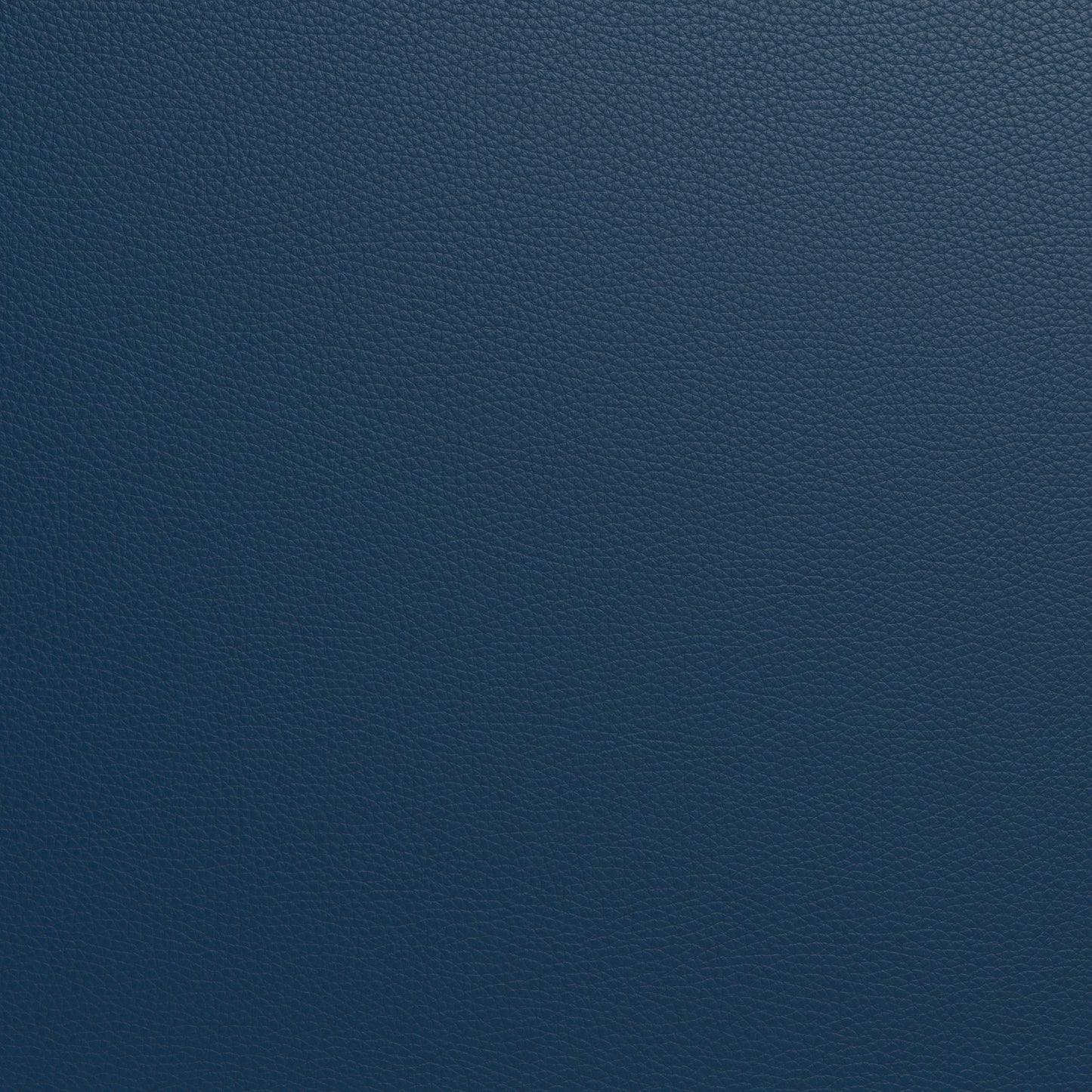 Katy 18" Leather Round Leg Ottoman - Tribeca Cobalt