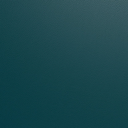 Ari 30" Leather Round Ottoman - Tribeca Lagoon