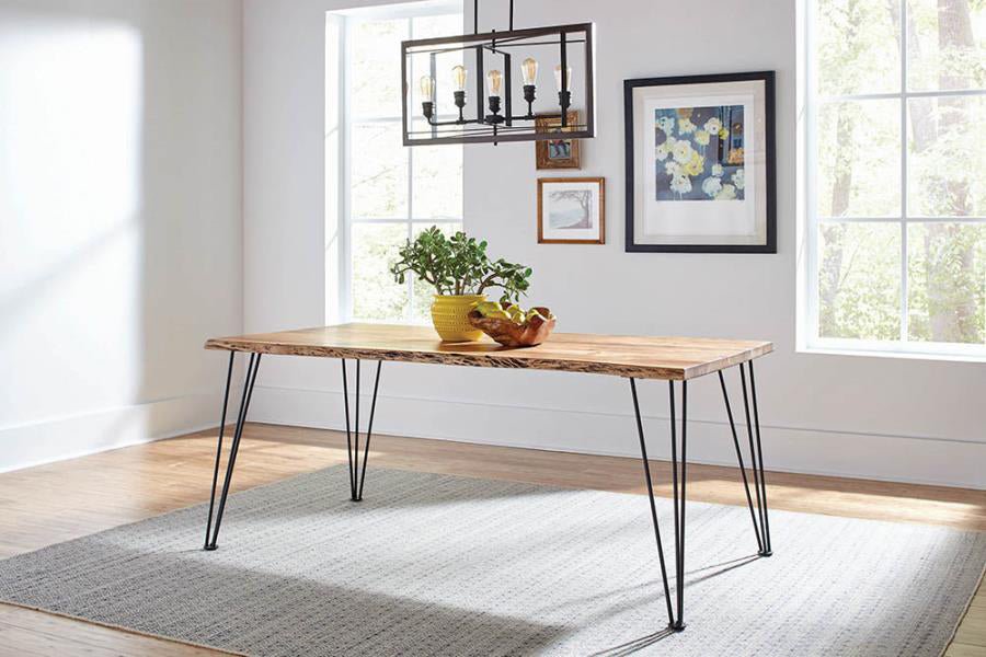 Acacia Live Edge Dining Table – Couch Potatoes