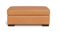 Mas Mesa Leather Ottoman -