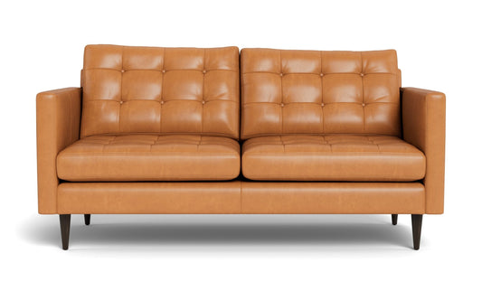 Wallace 69" Leather Loveseat -