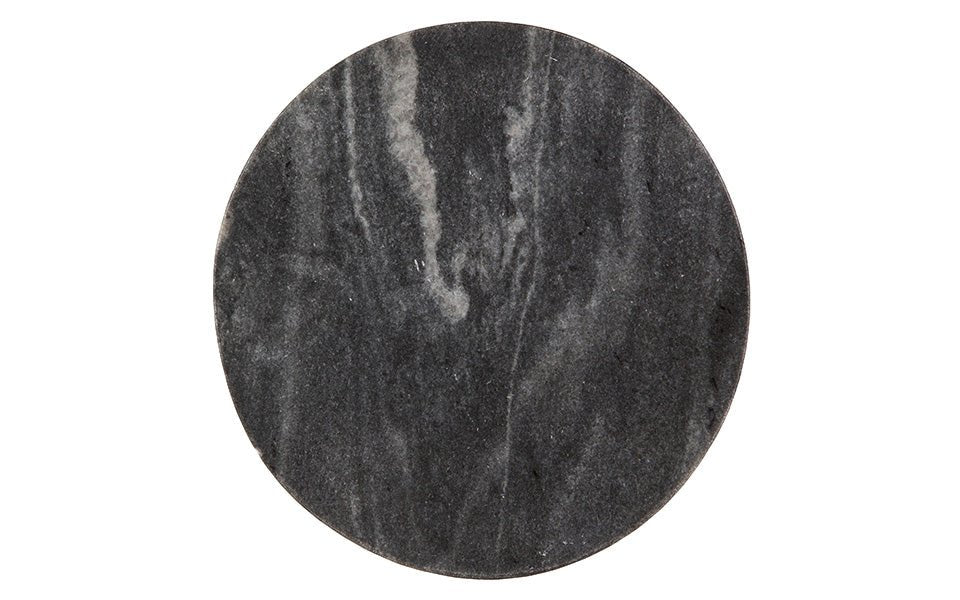 Cary B/W Marble Accent Table -