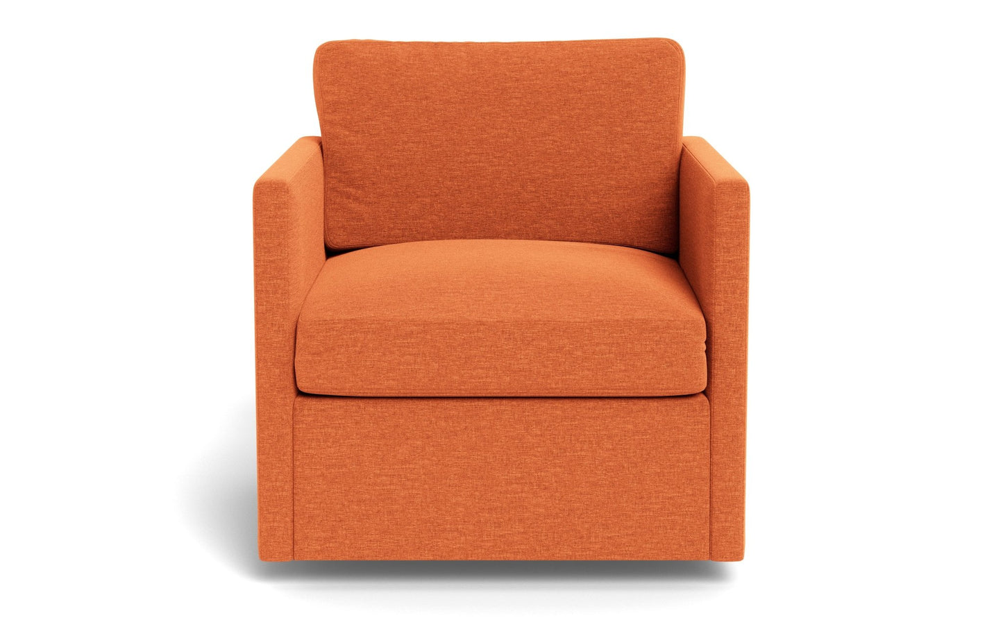 Crestview Swivel Arm Chair - Bennett Orangeade