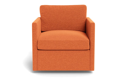 Crestview Swivel Arm Chair - Bennett Orangeade