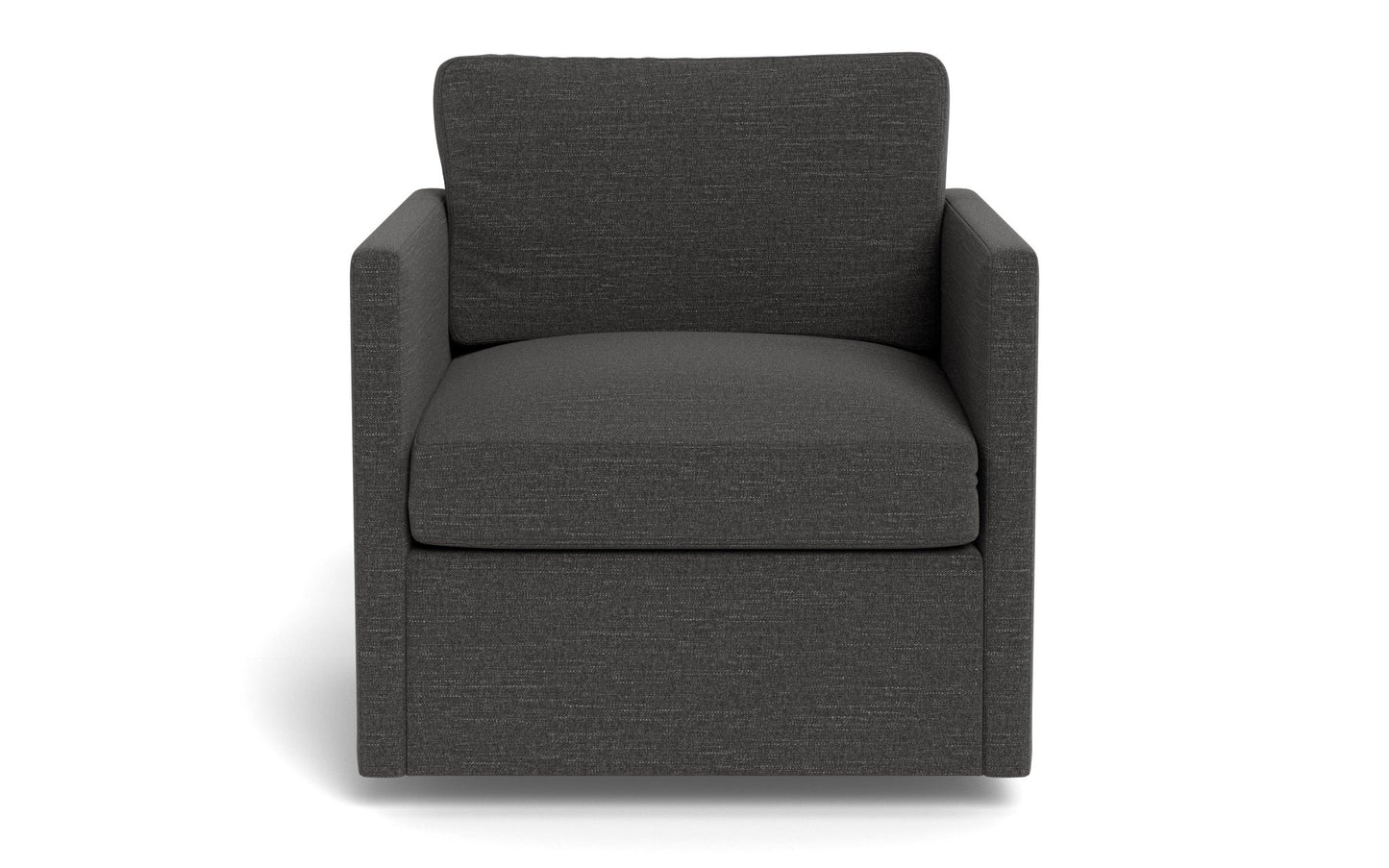 Crestview Swivel Arm Chair - Curious Charcoal