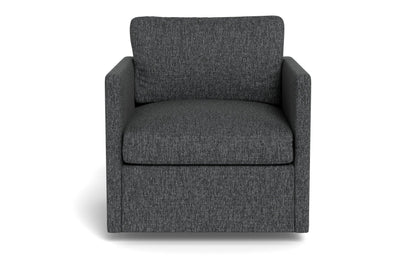 Crestview Swivel Arm Chair - Tropez Charcoal
