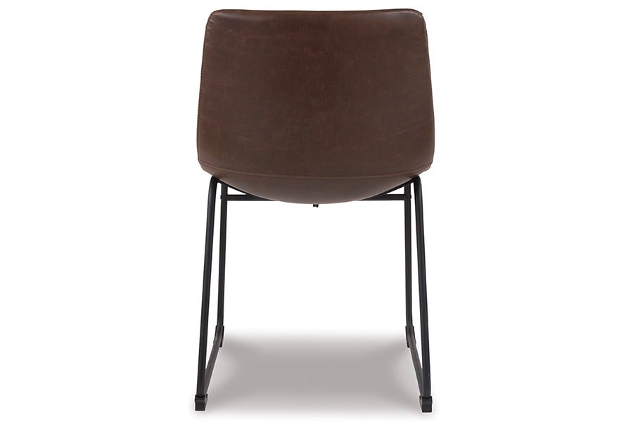 Two-tone Brown Dining Upholstered Side Chairs (Set of 2) -