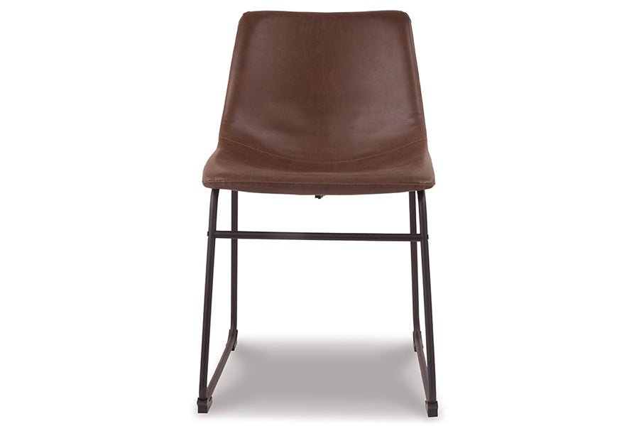 Two-tone Brown Dining Upholstered Side Chairs (Set of 2) -